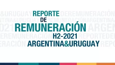 Portada del reporte de remuneración H2-2021 para Argentina y Uruguay.