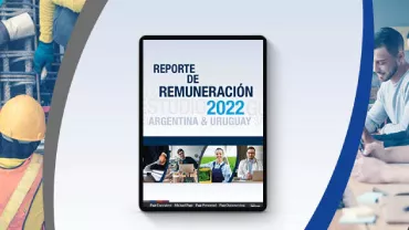 Portada del reporte de remuneración 2022 para Argentina y Uruguay.