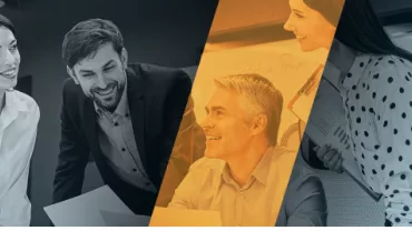 Grupo de personas en una reunión de trabajo.